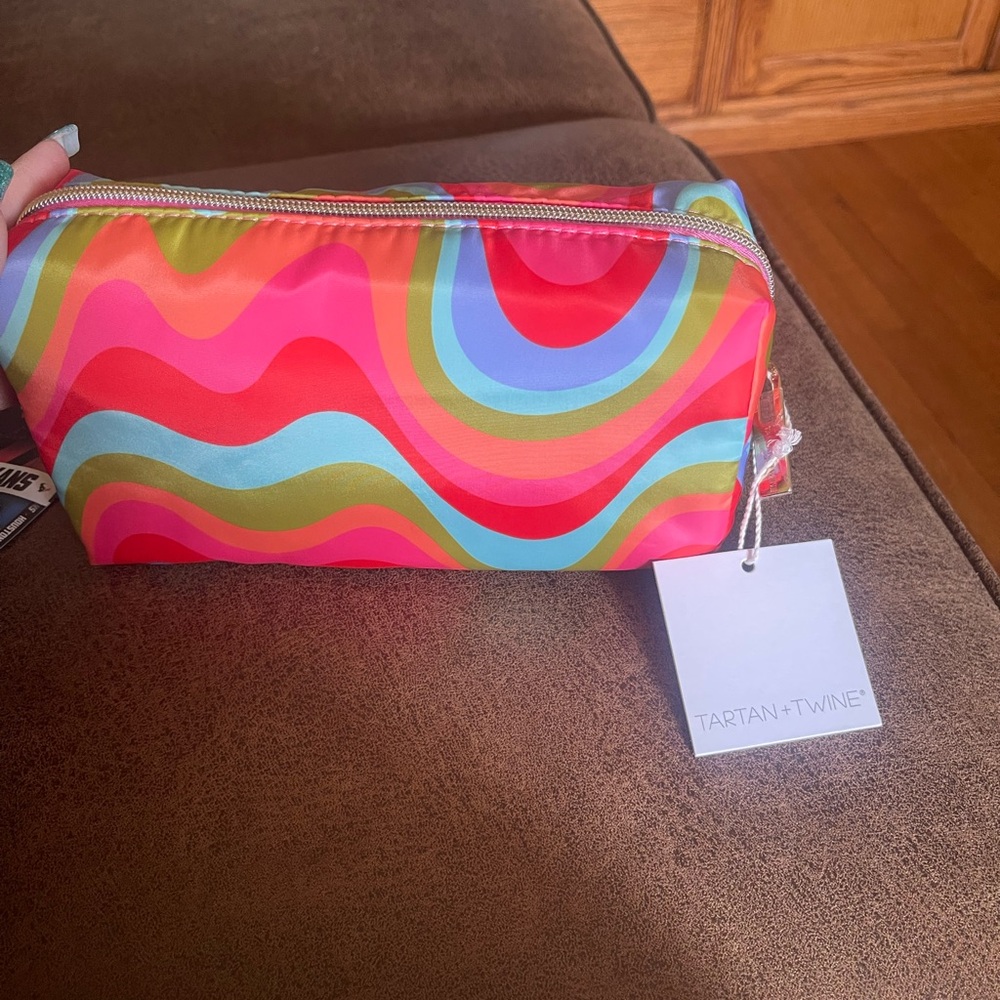 Tartan + Twine Multicolor Cosmetic Bag